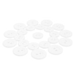 ButtonMode Lab Coat Buttons Full Set includes 11 Jacket Front Buttons x 19mm (3/4 Inch), 11 Jacket Sleeve Buttons x 15mm (5/8 Inch), 22-Buttons