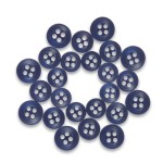 ButtonMode Standard Shirt Buttons Set includes Shirt Front Buttons x 13mm (1/2 Inch), Sleeve Buttons x 11.5mm (7/16 Inch), Collar Buttons x 10mm (3/8 Inch)